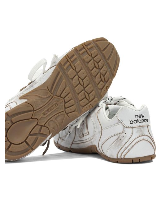 Miu Miu White New Balance X 530 Sl Sneakers