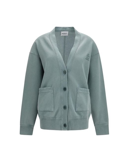 Isabel Marant Blue Marant Etoile Stephy V-Neck Cardigan
