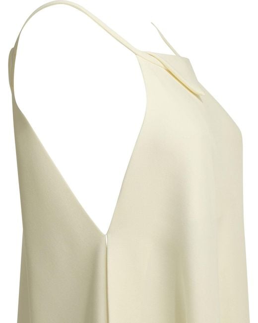 Balenciaga White Casual Draped Top