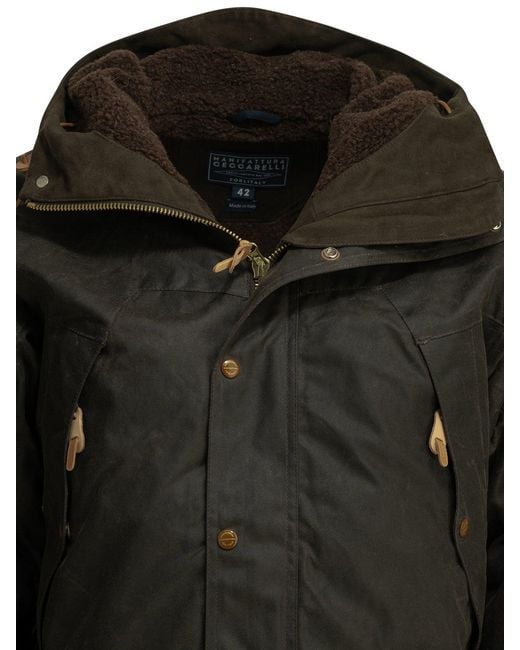 Manifattura Ceccarelli Black "Mountain" Parka for men