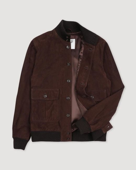 Valstar Brown Valastrino Suede Jacket for men