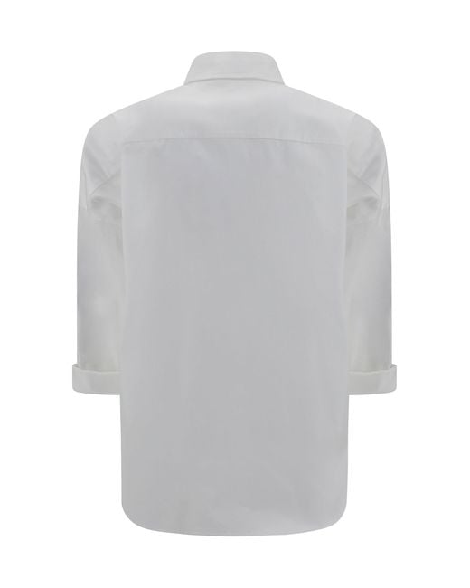 Brunello Cucinelli Gray Shiny Monili Shirt