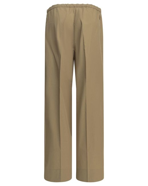 Moncler Natural Casual Cotton Pants