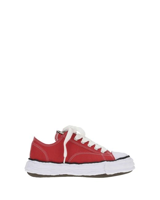 Maison Mihara Yasuhiro Red Sneakers for men