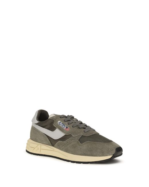 Autry Green Reelwind Low Sneakers/Harbmist for men