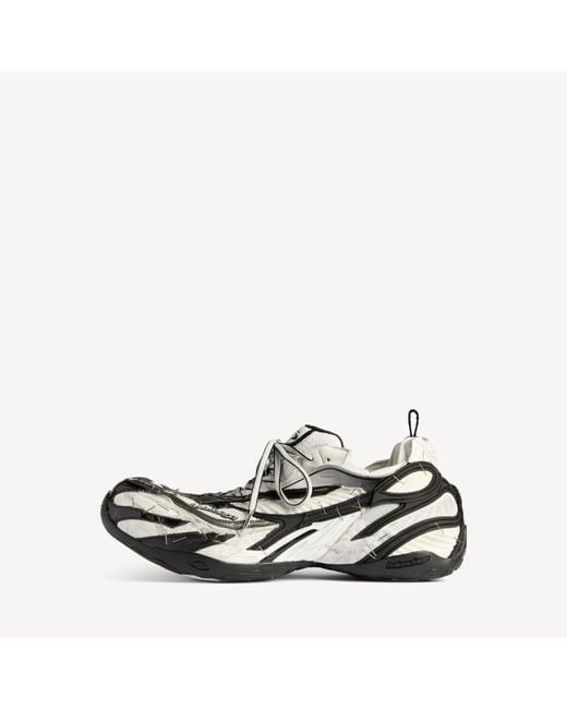 Balenciaga White "Soleless" Sneakers for men