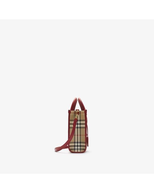 Burberry Pink "Tote Freya" Small Handbag