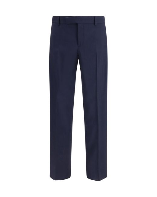 Men's Blue Tailored Trousers