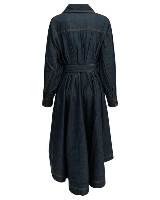 Zimmermann Blue Midi Shirtdress