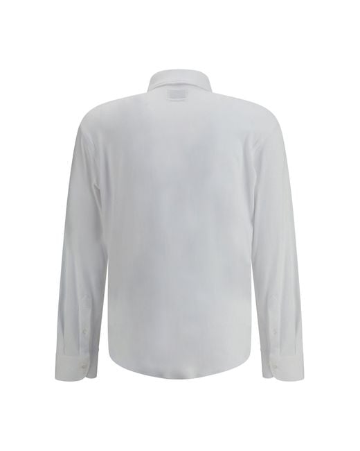 Brooksfield White Cotton Shirt for men