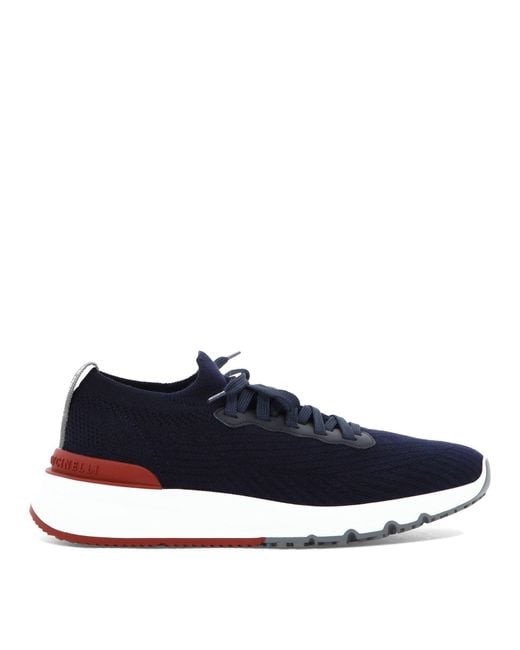 Brunello Cucinelli Blue Runner Sneakers
