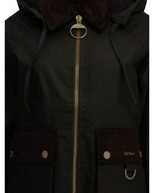 Barbour Black "Carbille" Lightweight Jacket