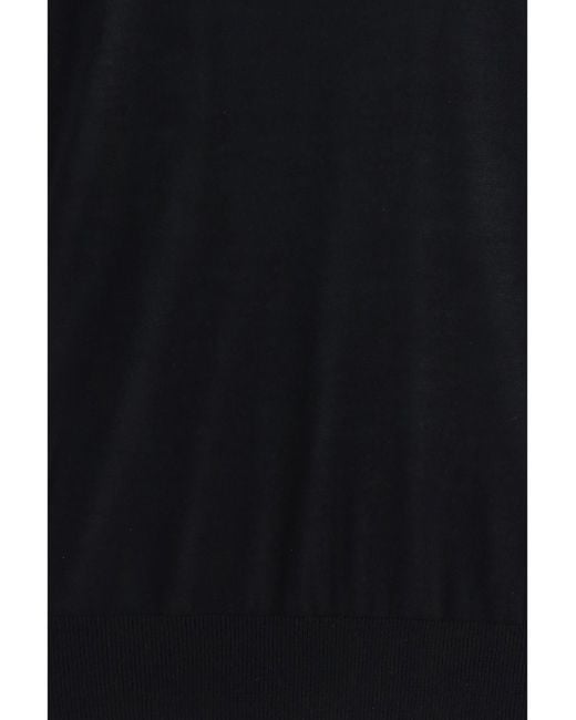 Giorgio Armani Blue Cashmere Turtleneck Sweater for men