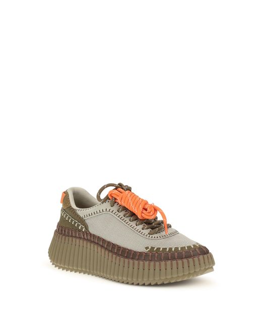 Chloé Green Chloé Nama Sneakers