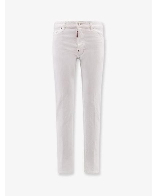 DSquared² White Cool Guy Denim Jeans for men