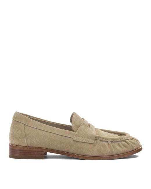 Strategia Brown Leather Loafers