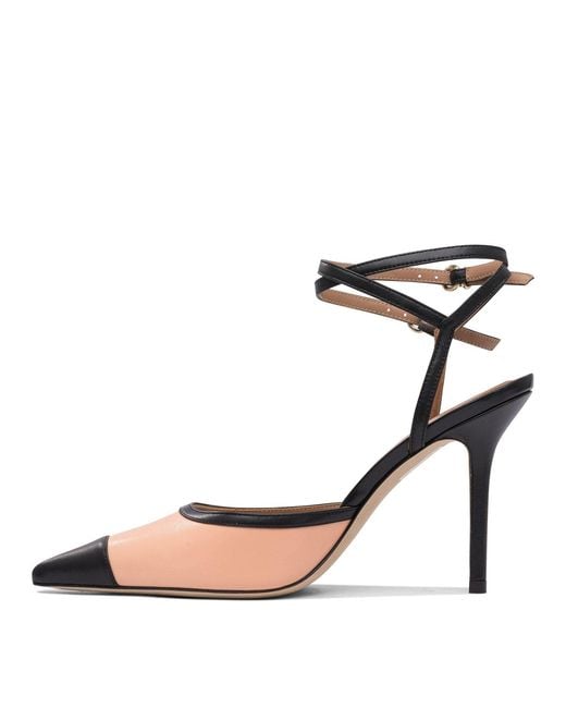 Lella Baldi Metallic Heeled Shoes