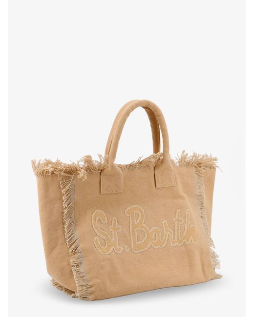 Mc2 Saint Barth Natural Vanity Canvas Shoulder Bag