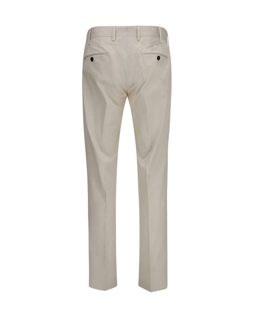 Germano Gray Tailored Wool Pants Color 092 for men