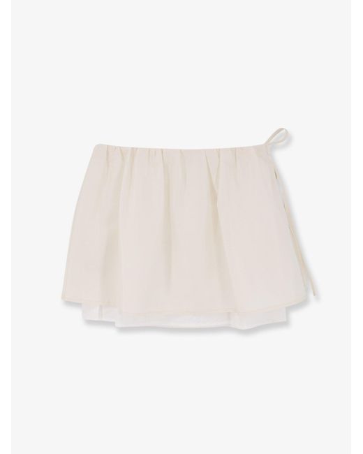 DUNST Natural Layered Volume Mini Skirt
