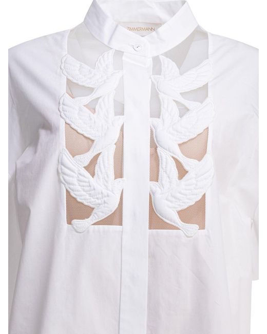 Zimmermann Luna Shirts White