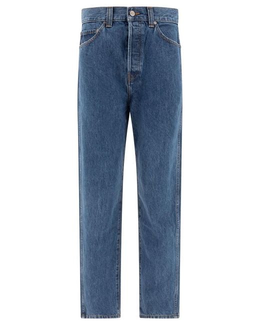Khaite Blue Essential High-Waisted Jeans