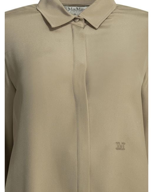 Max Mara Natural Silk Crêpe De Chine Shirt