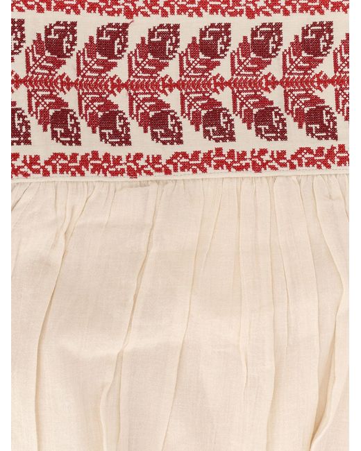Isabel Marant Pink Marant Etoile Picadilia Certified Cotton Skirt