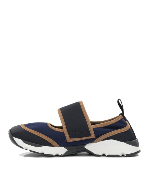 Marni Blue Mary Jane Sneaker