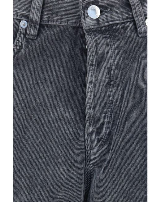 Haikure Gray Bethany Velvet Pier Pants