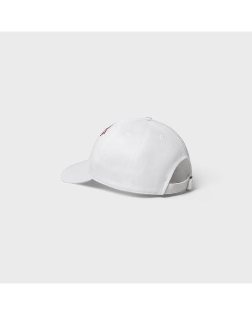 Céline White Triomphe Baseball Cap