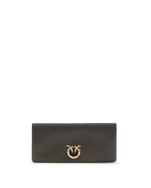 Pinko Gray Clutch Bag Love