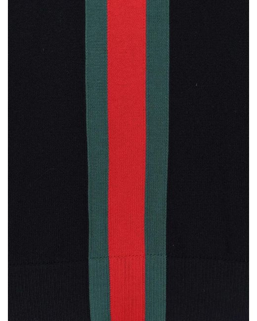 Gucci Blue Crewneck Knitwear for men