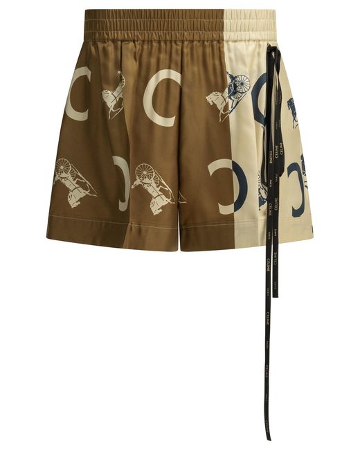 Women's Natural Silk Shorts
