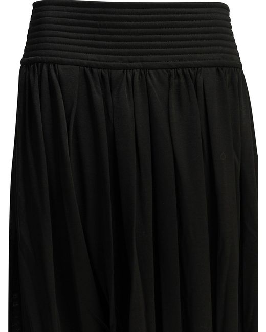 Alaïa Black Casual Wool Blend Pants