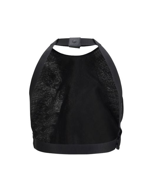 Max Mara Black Fumetto Cropped Top