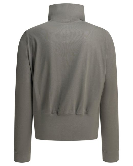 Rick Owens Gray "Bauhaus" Zippered Sweatshirt for men