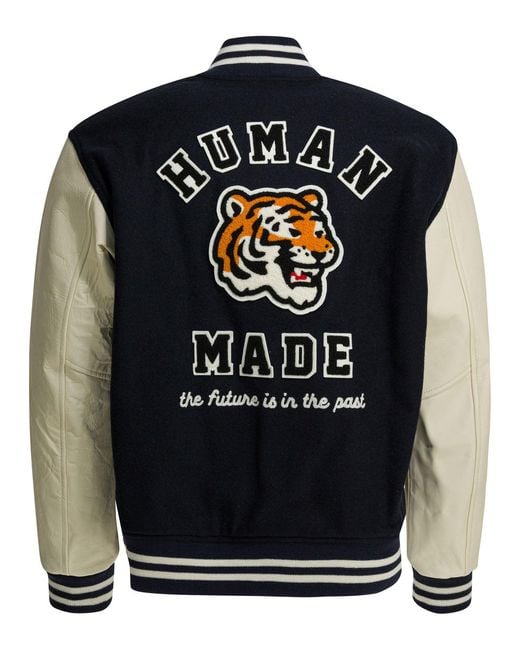 Human Made Black Wool Nylon Jacket