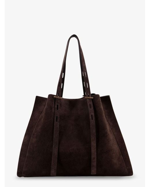 MINOBOSSI Black Paula Suede Shoulder Bag