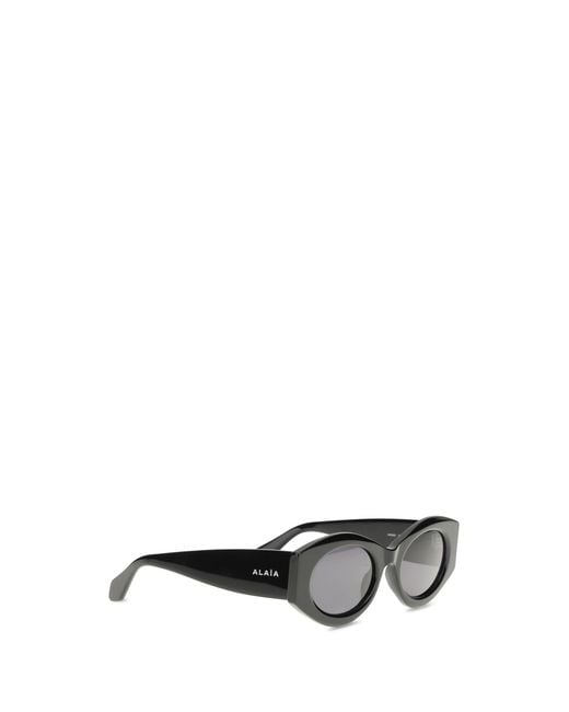Alaïa Gray Alaã¯A Oval Sunglasses