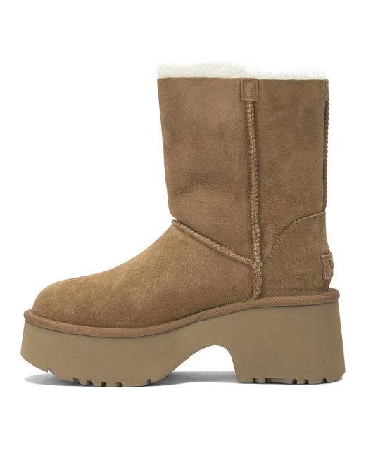 Ugg Brown "classic Esmee" Ankle Boots