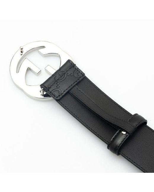 Gucci Black Signature' Leather Belt for men