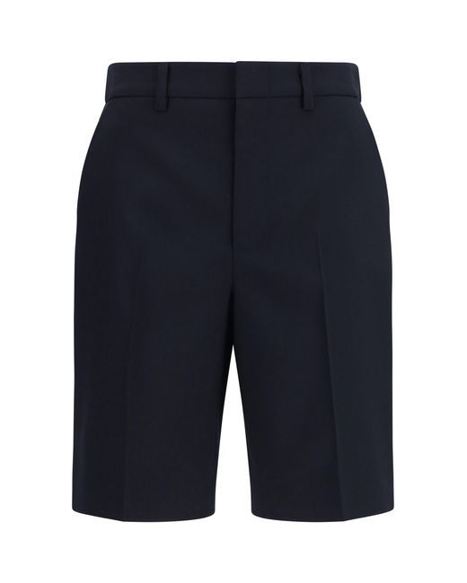 Gucci Blue Wool Shorts