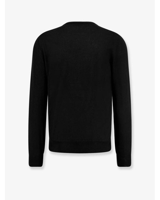 Brunello Cucinelli Black Cashmere Sweater for men