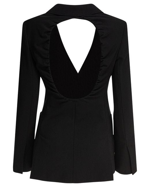 Max Mara Black Slim Jersey Blazer