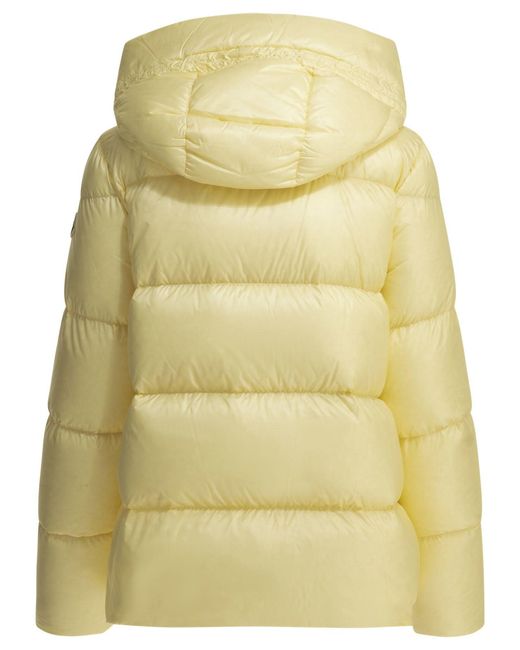 Moncler Yellow "Serittes" Short Down Jacket