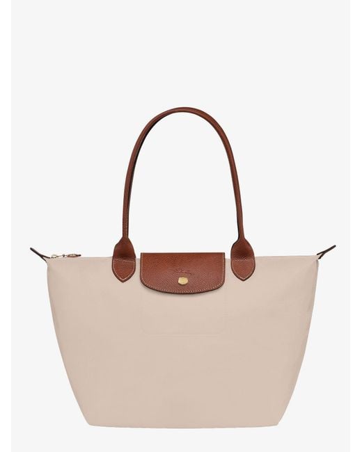 Longchamp Natural Le Pliage Nylon Shoulder Bag