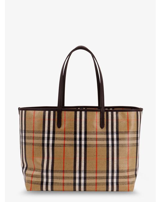 Burberry White Highlands Coated Canvas Shoulder Bag
