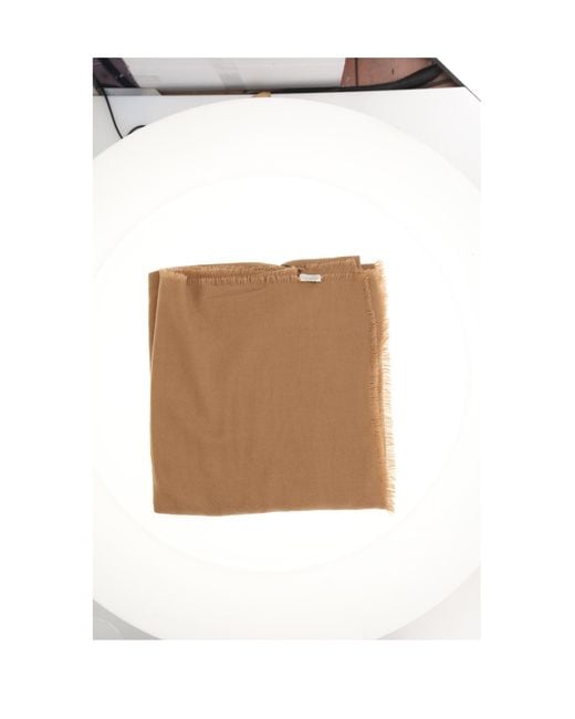 Destin White Dei Quadra Scarf Vicunia