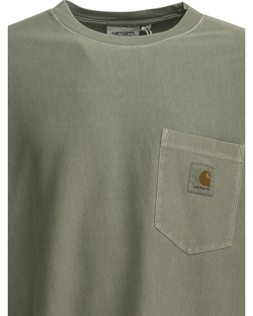 Carhartt Green "Loose Pocket T" Crew-Neck T-Shirt for men